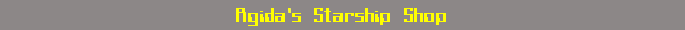 Agida's Starship Shop