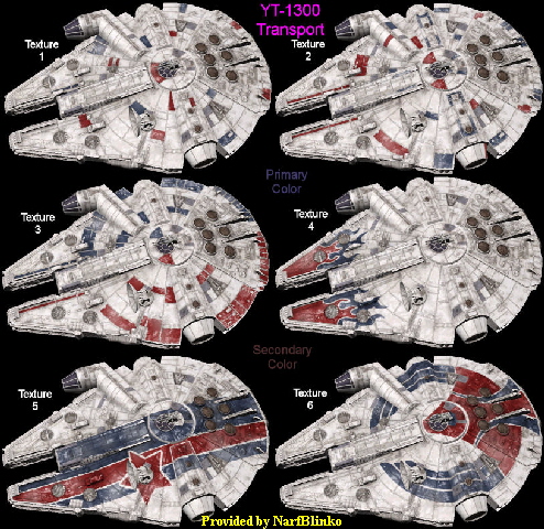YT-1300TextureAll